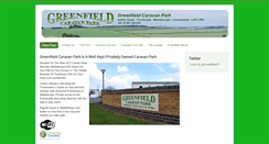 Desktop Screenshot of greenfieldcaravanpark.com