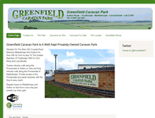 Tablet Screenshot of greenfieldcaravanpark.com